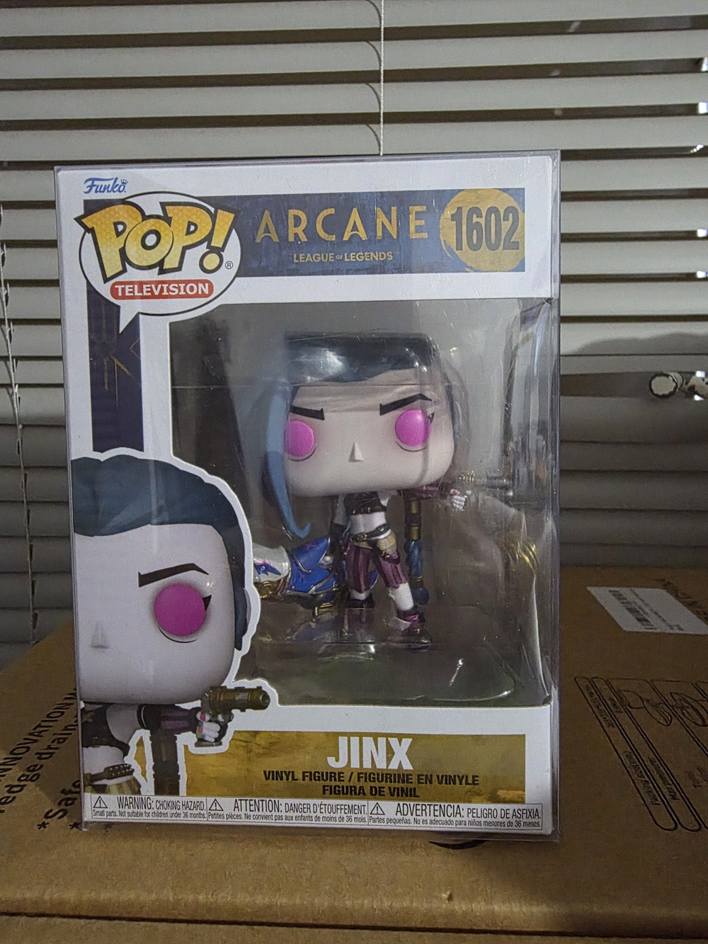 Funko Pop! Arcane Jinx Vinyl Figure - Pink, Blue, Purple